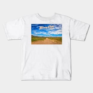 Wyoming Cattle Herd Kids T-Shirt